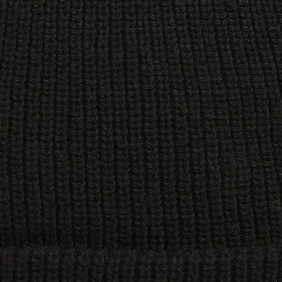 NWT Madewell Recycled Cotton Beanie Black - Picture 2 of 2